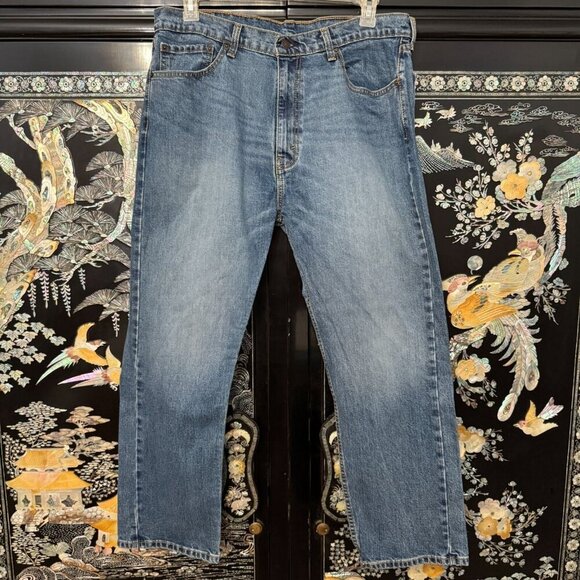 Levi’s 505 Regular Fit Jeans | Men’s 38x29 | Dark Wash - Picture 2 of 15